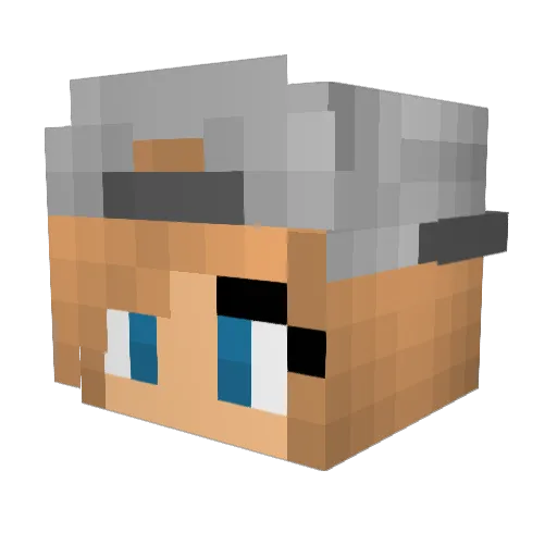 oakleyrules13 Minecraft avatar head, 3D render