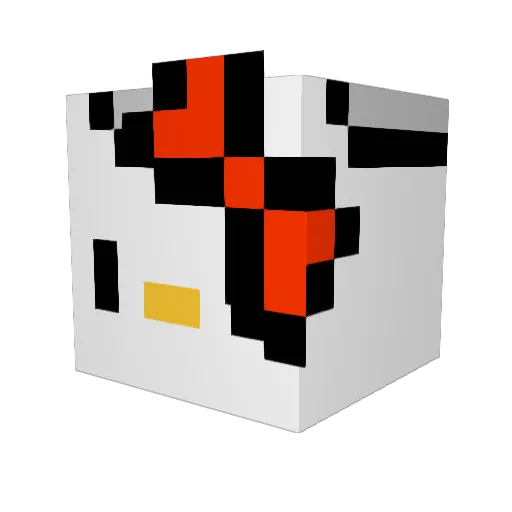 oalco_ Minecraft avatar head, 3D render