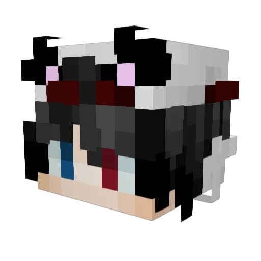 oaotrouble Minecraft avatar head, 3D render