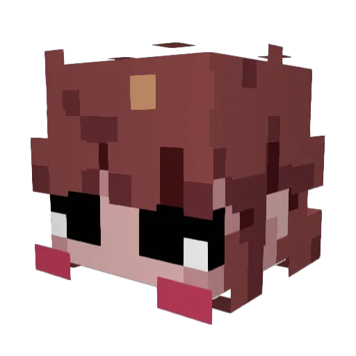 oathpact Minecraft avatar head, 3D render