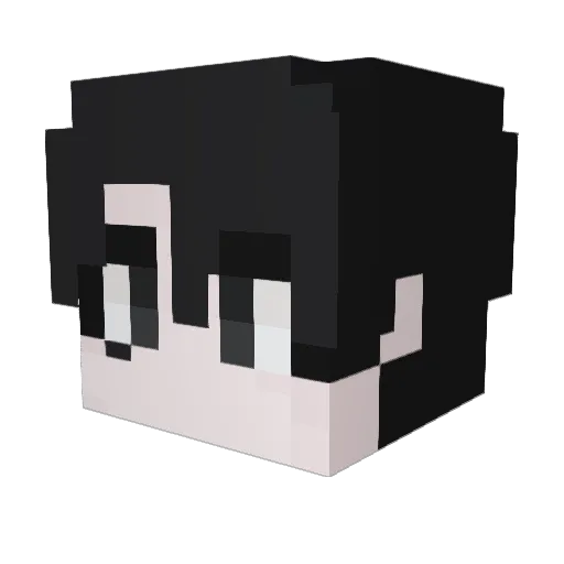 oauie Minecraft avatar head, 3D render