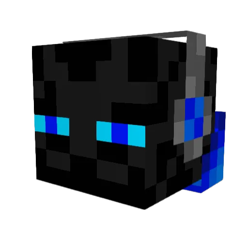 oavp Minecraft avatar head, 3D render