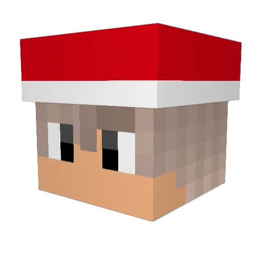 ob07lan Minecraft avatar head, 3D render