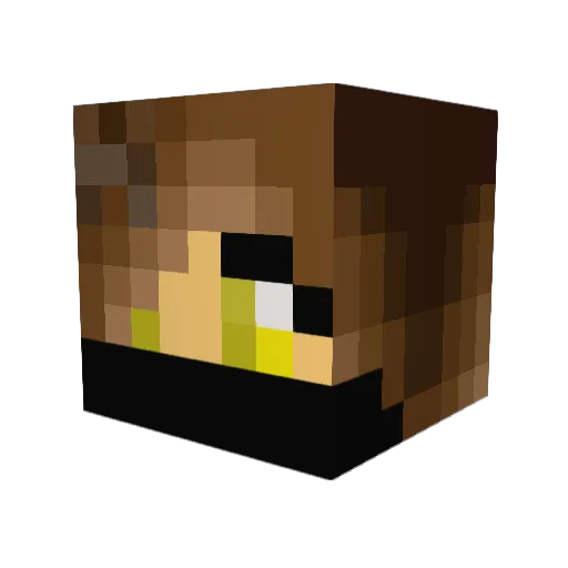 obamaguard Minecraft avatar head, 3D render