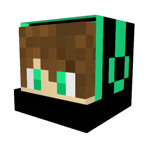obamos420 Minecraft avatar head, 3D render