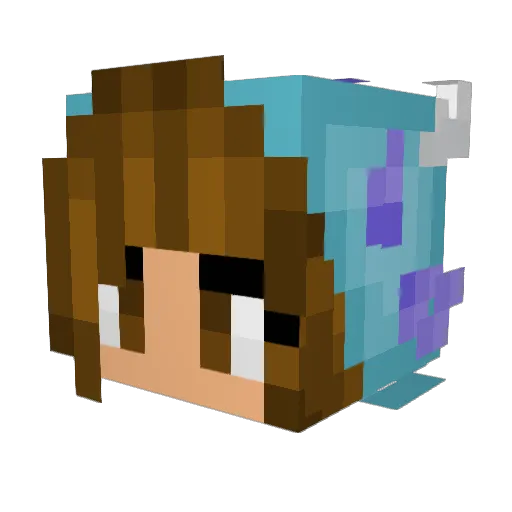 obaren01 Minecraft avatar head, 3D render