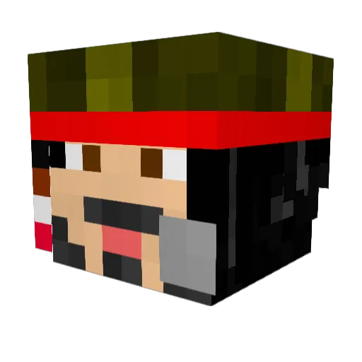 obba93 Minecraft avatar head, 3D render