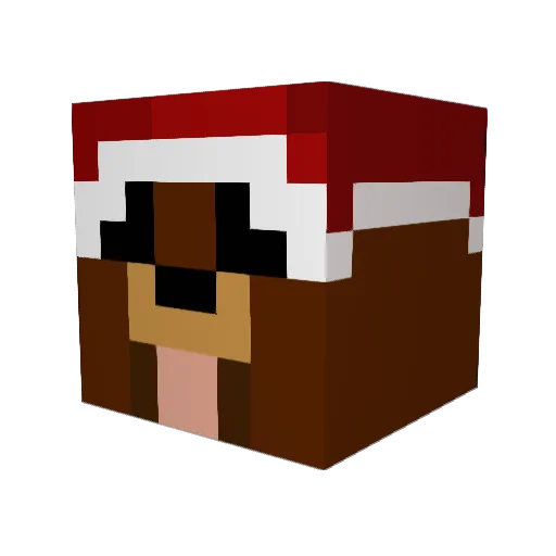 obbeman Minecraft avatar head, 3D render