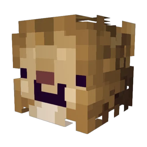 obdp Minecraft avatar head, 3D render