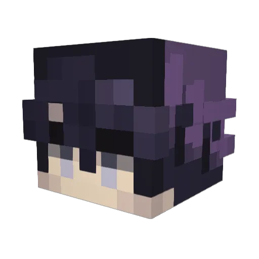obedyuhh Minecraft avatar head, 3D render