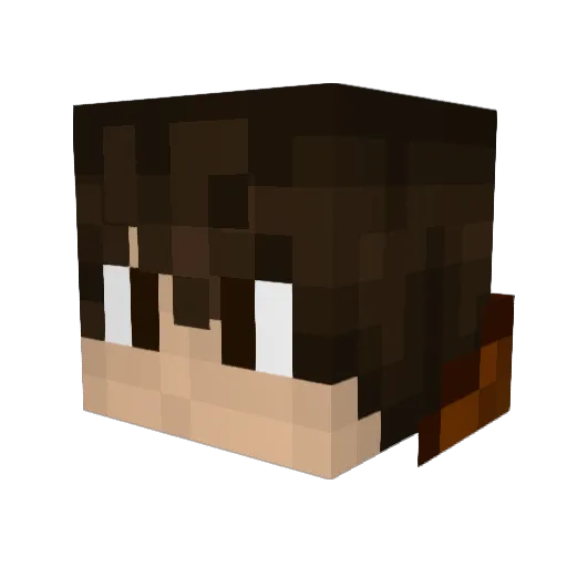 obelcea Minecraft avatar head, 3D render