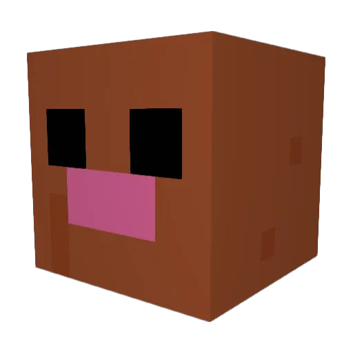 obergunner Minecraft avatar head, 3D render