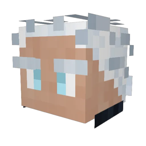 obianidalaa Minecraft avatar head, 3D render