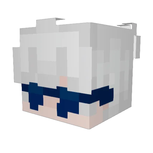 obito0077 Minecraft avatar head, 3D render