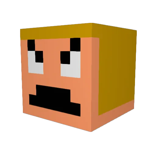 obiwan7713 Minecraft avatar head, 3D render