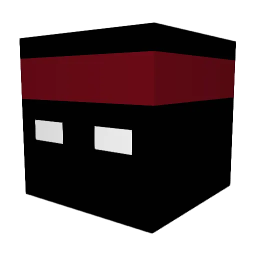 obkp Minecraft avatar head, 3D render