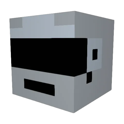 oblivionvoid6 Minecraft avatar head, 3D render