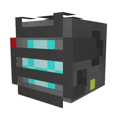 oblivioussquid Minecraft avatar head, 3D render