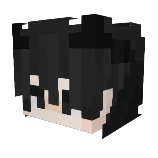 oboudna Minecraft avatar head, 3D render