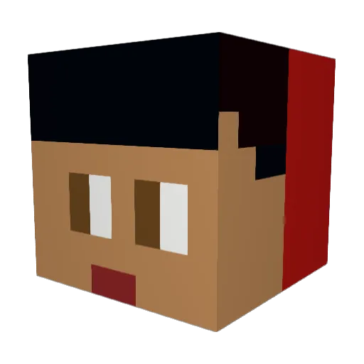obsangel22 Minecraft avatar head, 3D render