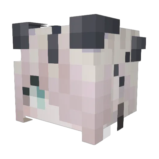 obscurial01 Minecraft avatar head, 3D render