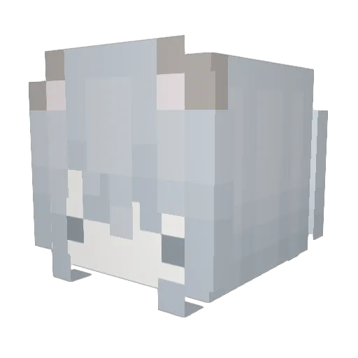 obsessivemuso Minecraft avatar head, 3D render