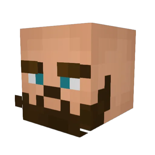 obvGoop Minecraft avatar head, 3D render