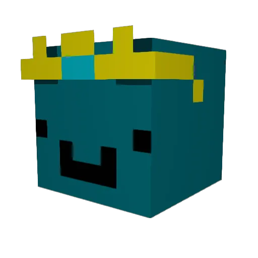 obvMtrx Minecraft avatar head, 3D render