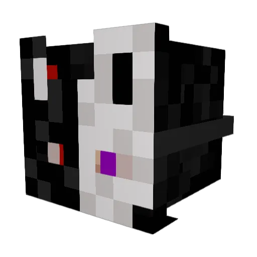 obvYoyo Minecraft avatar head, 3D render