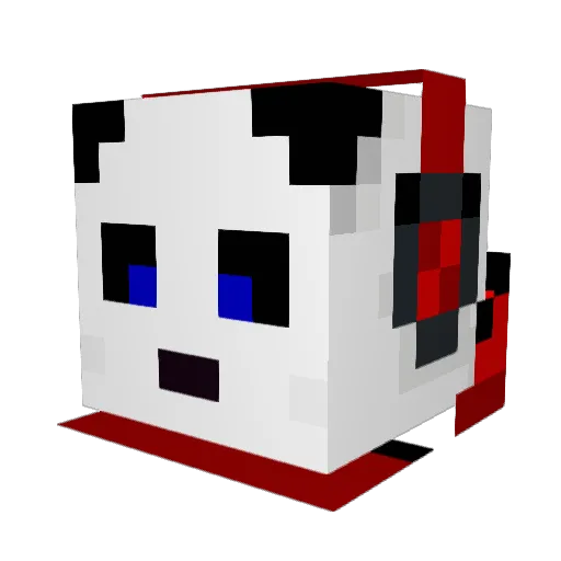 obvious1997 Minecraft avatar head, 3D render