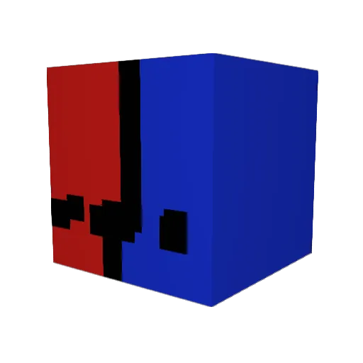 obxFrank Minecraft avatar head, 3D render
