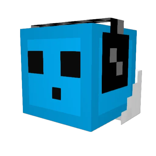 obxnoah Minecraft avatar head, 3D render