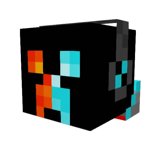 obyrex231 Minecraft avatar head, 3D render