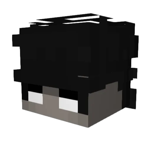 ocStreet_ Minecraft avatar head, 3D render