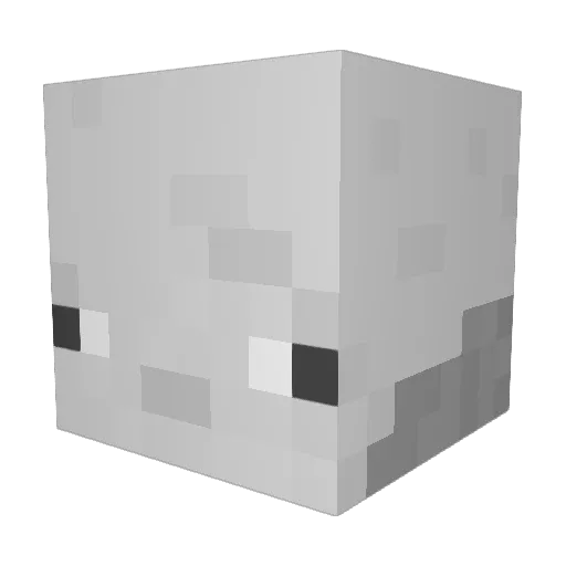 ocabecinha Minecraft avatar head, 3D render