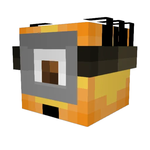 ocarequinha Minecraft avatar head, 3D render
