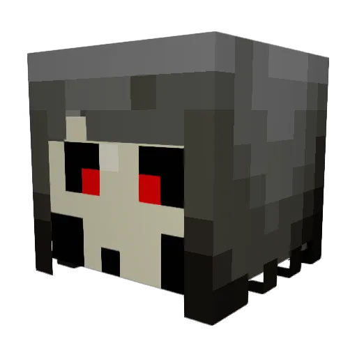 occann Minecraft avatar head, 3D render