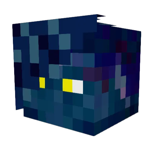 ocean9998 Minecraft avatar head, 3D render