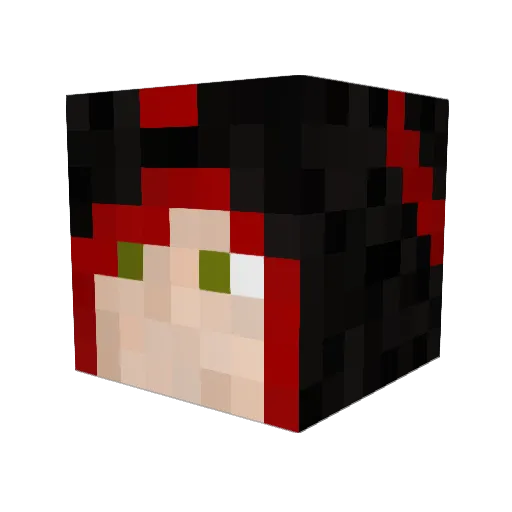 oceanbananas1 Minecraft avatar head, 3D render