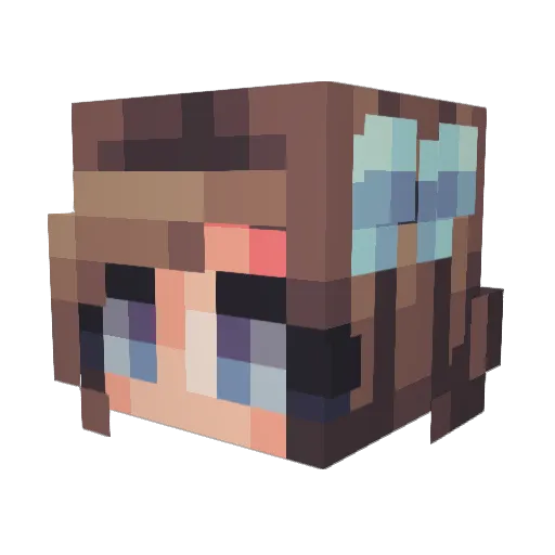 oceanfire4431 Minecraft avatar head, 3D render