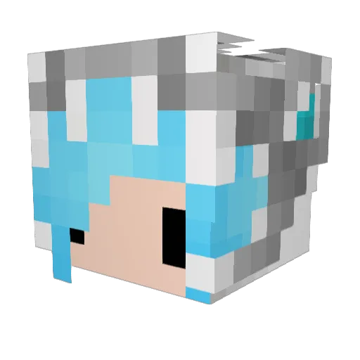 oceania225279 Minecraft avatar head, 3D render