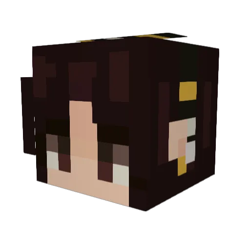 oceansprayer Minecraft avatar head, 3D render