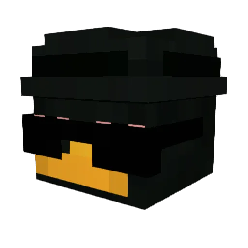 ocesn Minecraft avatar head, 3D render