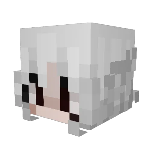 oceyy Minecraft avatar head, 3D render