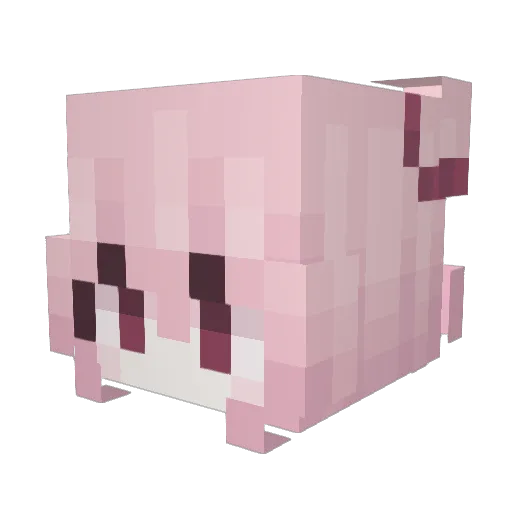 ochahapbr Minecraft avatar head, 3D render