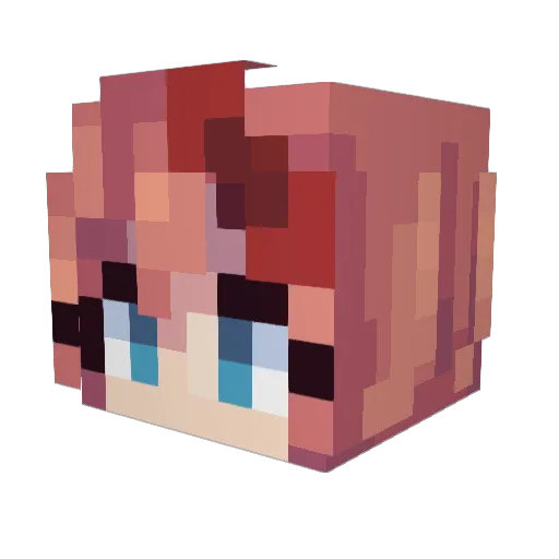 ochier Minecraft avatar head, 3D render
