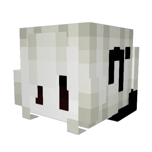 ochlopczyku Minecraft avatar head, 3D render