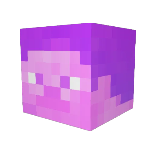 ocif Minecraft avatar head, 3D render