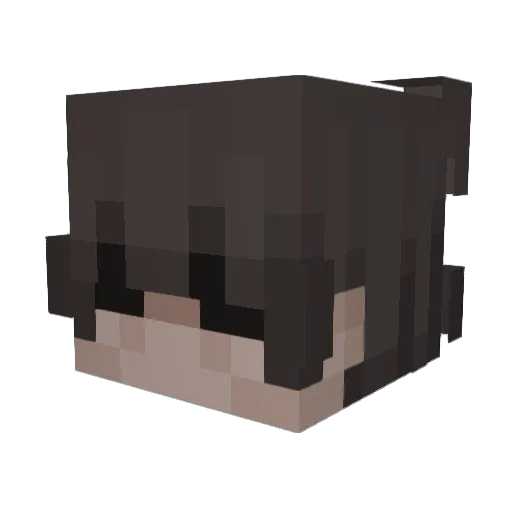 ocost Minecraft avatar head, 3D render