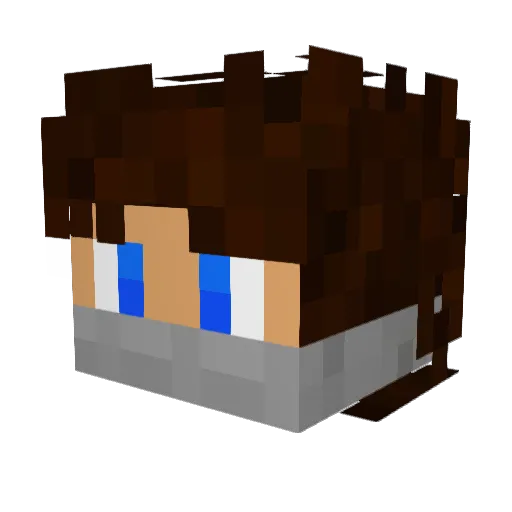 ocstevea Minecraft avatar head, 3D render